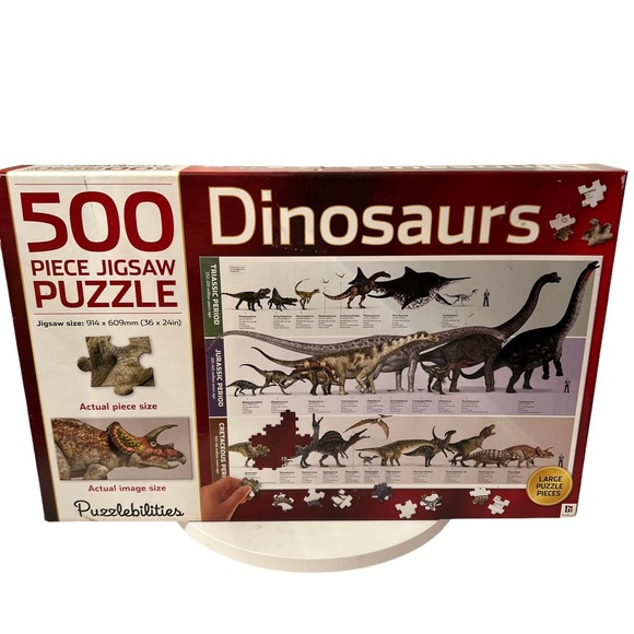 Dinosaurs 500 piece Puzzle - Picture 1 of 2